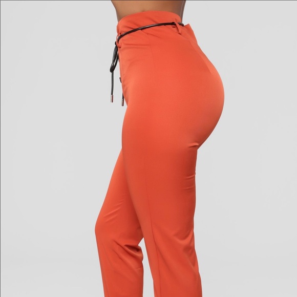 Orange Rust Stylish Pants - Picture 4 of 6